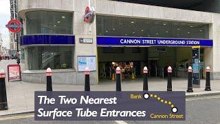 The Two Nearest Tube Entrances