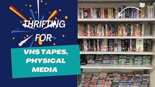 VHS HUNTING- THRIFTING FOR VHS, DVD’s, PHYSICAL MEDIA