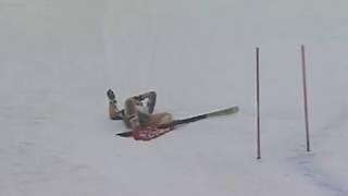 Alpine Skiing - 2005 - Men's Giant Slalom - Mandru crash in Beaver Creek