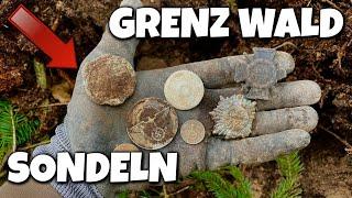  WW2 Wald an der Grenze entdeckt - Sondeln Ohne Ende Abzeichen - Schatzsuche mit dem Metalldetektor