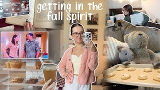 getting in the fall spirit ️ (days in my life, baking, reading, book/fall shopping and more)