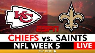 Chiefs vs. Saints Live Streaming Scoreboard, Free Play-By-Play, Highlights, Boxscore | NFL Week 5