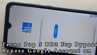 Tecno Pop 5 BD2 Frp Bypass, Bypass Google Account on Tecno Pop 5, Frp Tecno BD2 Bypass