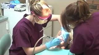 Learning to be a Dental Assistant at Chairside Dental Academy - First session Jan 2012