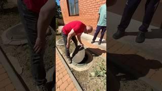 Смотрю септик в доме, который продаётся в Краснодарском крае, г. Апшеронск