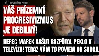 Doživotná STOPKA vo vysielaní?! Marek Vašut narobil poriadky s Progresívcami! Poviem vám pravdu,