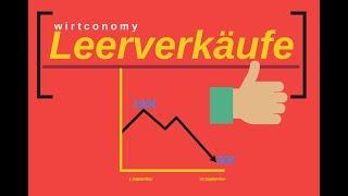 Leerverkäufe einfach erklärt | Short Selling Aktien | Beispiel und typischer Ablauf  | wirtconomy