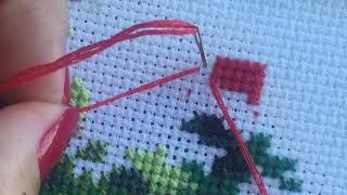FLOSS TUBE #4 How to cross-stitch with 3 ply of thread