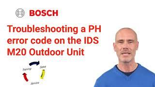 Troubleshooting a PH error code on the Bosch IDS/IDP