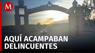 Refuerzan operativos en Villanueva, Zacatecas, tras hallazgos de campamentos de adiestramiento