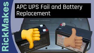 APC UPS Fail and Battery Replacement