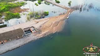 Atualização 168 da mina 18 da BRASKEM no Mutange | Maceió | Alagoas Brasil | visto de cima em 4K