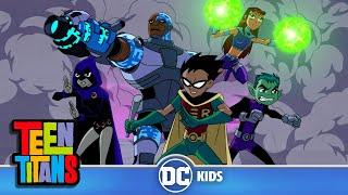 The Titans' GREATEST Battles! Part 1 | Teen Titans | @dckids