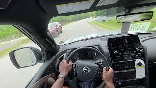 2024 Nissan Armada Platinum POV Test Drive (5.6 V8)