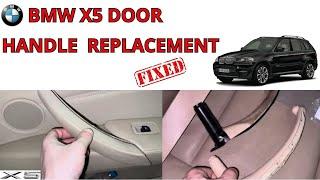 BMW X5 E70 How to Replace Door Handle DIY