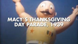 Macy's Thanksgiving Day Parade — 1939 color 8mm film