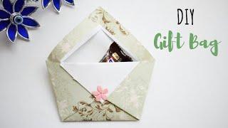 DIY Handmade Chocolate Gift Bag  | DIY Gift Bag Ideas Using Paper | #giftbagideas