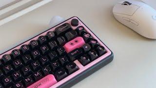 paw65 by chilkey | unboxing & sound tests (sprout green & pink lotus switches) 