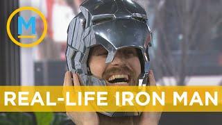 YouTuber @hacksmith shows off his Iron Man helmet, Captain America Shield & more | Your Morning