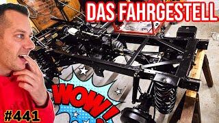 Eine SCHÖNHEIT | Das FAHRGESTELL vom UNIMOG wächst | Einbau Hinterachse | #441