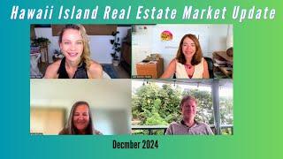 Big Island Real Estate & Mortgage Update Dec 2024