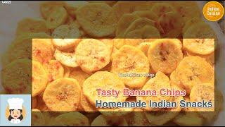 Homemade Plantain or Banana Chips | Super Easy Recipe | Telugu | Indian Snacks |