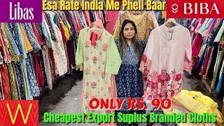 Cheapest Export Surplus | W Biba Aureila 100% Original | Kurti & Skd | WHOLESALE From Big Warehouse