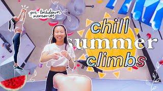  ~chill~ summer bouldering sesh  | climb w/ me | gracedoingthings