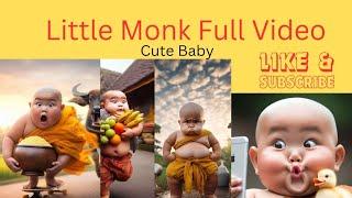 Little Monk So Cute Full Video #cutebaby #littlebaby #viral #trending #littlemonk