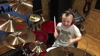 Five Finger Death Punch - Bad Company || Drum Cover || Caleb H Age 7 