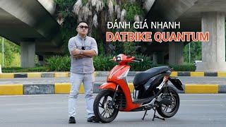 Trải nghiệm nhanh Dat Bike Quantum: Nâng cấp quãng đường di chuyển lên 270km, cốp rộng nhất Việt Nam