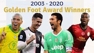 Golden Foot Award Winners [2003 - 2020]