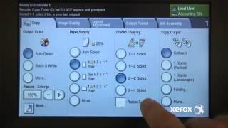 Overview of Copying Features Xerox WorkCentre 7500 Series