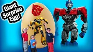 Giant Transformers ONE Surprise Egg on HobbyFamilyTV