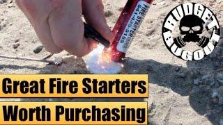 Great Fire Starter Products | Budget Bugout