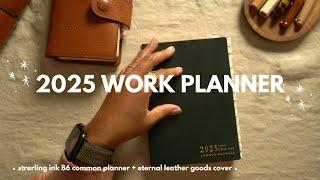 2025 work planner | sterling ink B6 common planner vertical