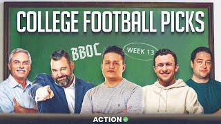 Indiana vs Ohio State & Army vs Notre Dame Predictions | College Football Week 13 Best Bets | BBOC