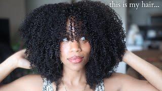 THE BEST NATURAL HAIR WIG I'VE EVER WORN | HERGIVENHAIR Something About Mary Unit (Style B) 