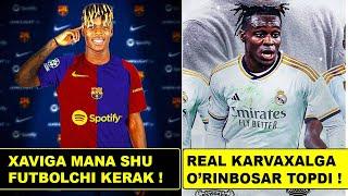 XAVIGA SHU FUTBOLCHI KERAK, REAL AJOYIB O'RINBOSAR TOPDI, RONALDU BARCHASINI YIRTAMAN VA BOSHQA