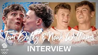 "I Was So Happy!"  | Tom Daley & Noah Williams React To Winning Silver At Paris 2024 | Team GB