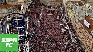 Over 500,000 Croatia fans flock to Zagreb for amazing World Cup party | ESPN FC