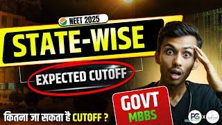 NEET 2025 Expected Statewise Cutoff | Very Low 500 Cutoff ?