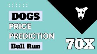 Dogs Price Prediction For The Bull Run | Dogs Meme Coin Prediction For Bull Run.