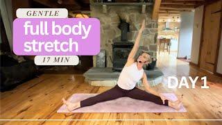 DAY 1 - 17 MINUTE TOTAL BODY STRETCH  - STRETCH & MOBILITY CHALLENGE