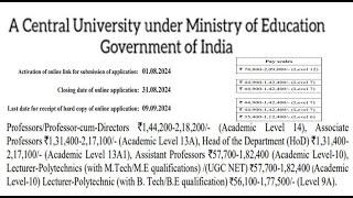 Permanent Assistant professor Vacancies Notification Govt. College | Lecturer and Asst. Professor