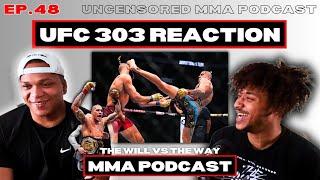 UFC 303 REACTION: Alex Pereira's NASTY Head kick KO | Pereira at Heavyweight? | Is Ian Garry BORING?