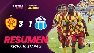 SD Aucas 3 - 1 Macará Resumen Fecha 10 / 2da Etapa / LigaPro Ecuabet