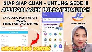 CARA AMPUH JUALAN PULSA/PAKET DATA TERMURAH ANDALAN BOS KONTER LANGSUNG DARI PUSATNYA! JELITA RELOAD