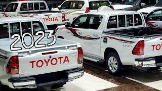Just arrived  2023 Toyota Hilux double cab pick-up truck “ with price “