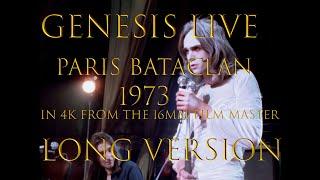 Genesis live, Paris Bataclan 1973 long version, 16mm master in 4k